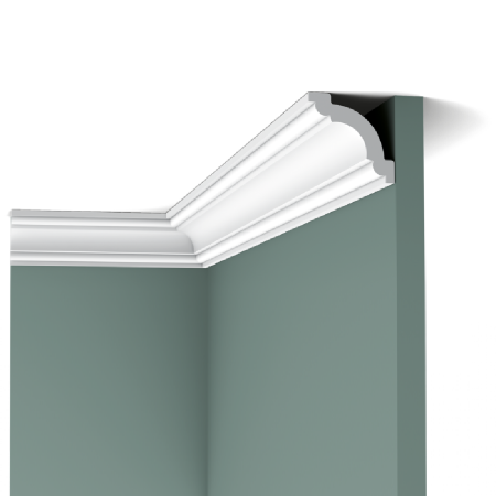 Картинка товара карниз orac cx124f duropolymer 2000*49*49 мм (гибкий) CX124F parketcity-ufa.ru