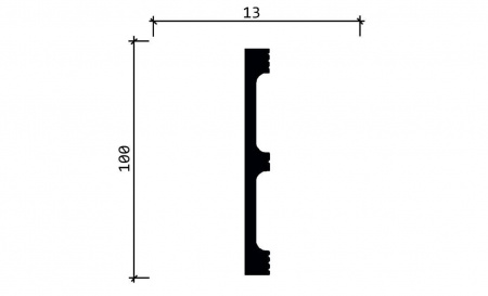 Картинка товара плинтус decor-dizayn dd709 2000*100*13 мм DD709 parketcity-ufa.ru