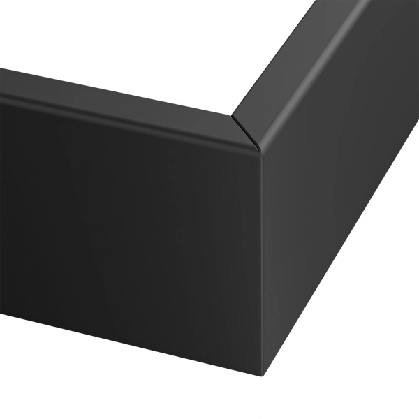 Картинка товара плинтус salag alpha 80 черный (ral9005) AP81U3 parketcity-ufa.ru