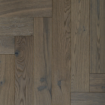 Инженерная доска Kraft Parkett Английская елка Дуб Рустик №910 parketcity-ufa.ru