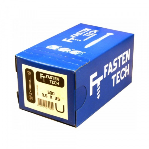 Картинка товара шурупы fastentech 3,5*35 (500шт/уп + 3 биты)  011708 parketcity-ufa.ru