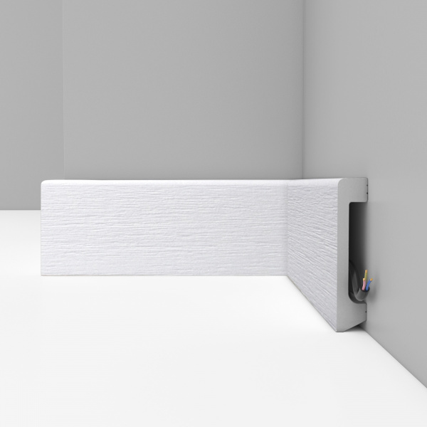 Картинка товара плинтус decomaster 235-70 дуб белый 2400*80*17 мм D235-70 ДМ parketcity-ufa.ru