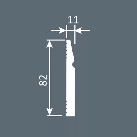 Картинка товара плинтус cosca px031 2000*82*11 мм PX031 parketcity-ufa.ru